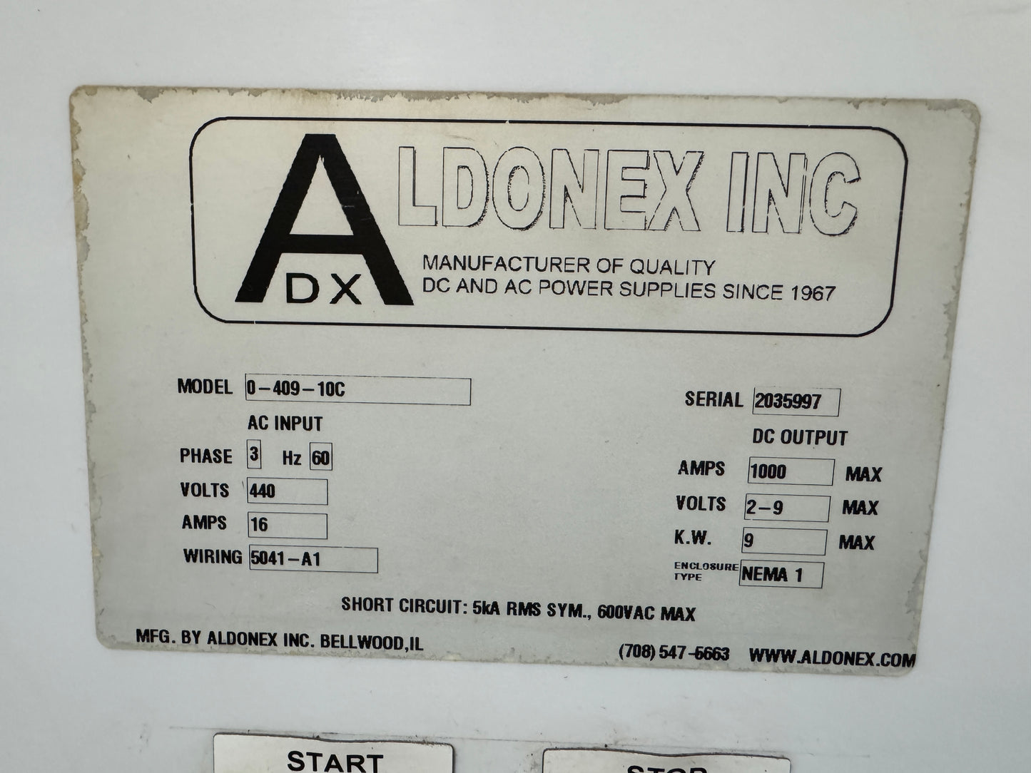 Used Rectifier - 1000Amps