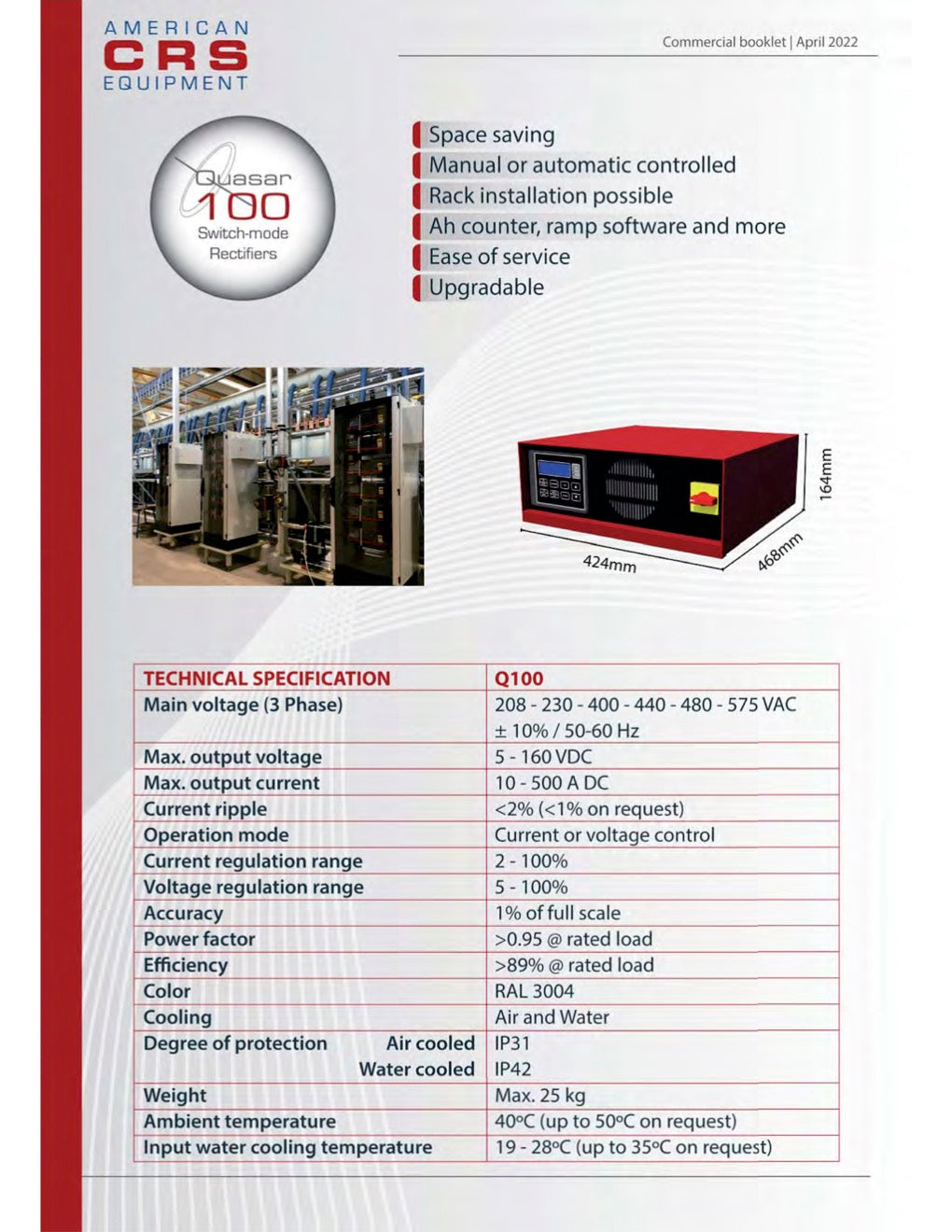 <450AMP Rectifiers for Plating